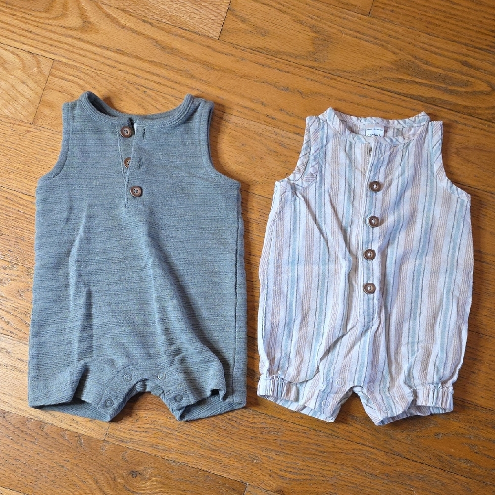 Set Of 2 Summer Onesies
